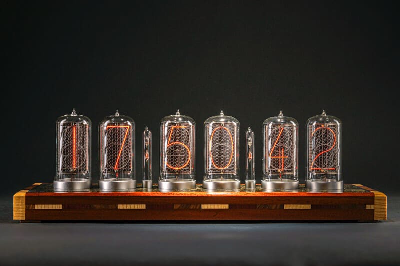 Unique Clock With Zin 70 Tubes And Wi-Fi Connectivity